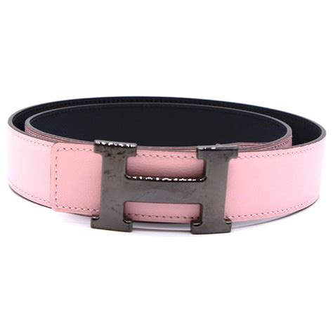 pink hermes belt|authentic hermes belts for women.